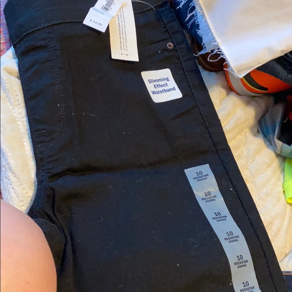 Black jeggings